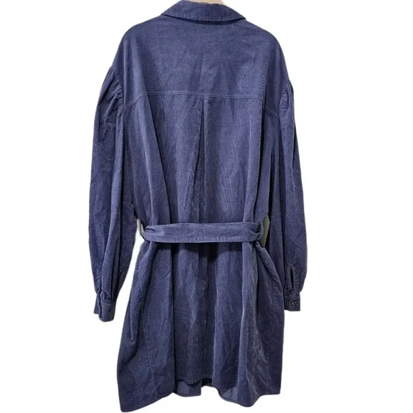 ASOS Curve Purple Long Sleeve Dress - Picture 7 of 9